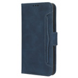 Θήκη με πτερύγιο για Honor 70 5G, Card Slot, σκούρο μπλε