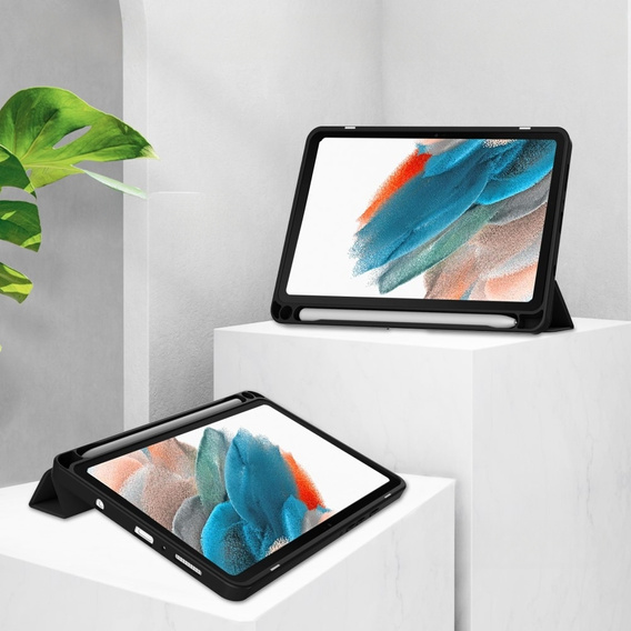 Θήκη για Samsung Galaxy Tab A9, Smartcase Hybrid, με χώρο για γραφίδα, μαύρη