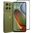 Μετριασμένο γυαλί 3D για Motorola Moto G15 / Motorola Moto G15 Power, μαύρο πλαίσιο
