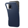 θήκη Spigen για iPhone 16 Pro, Liquid Air, σκούρο μπλε + μετριασμένο γυαλί 9H