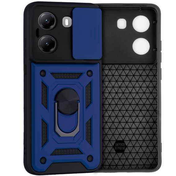 Θήκη για Xiaomi Poco X7 Pro 5G, CamShield Slide, μπλε