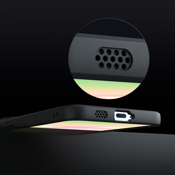 Θήκη Fusion Hybrid για Samsung Galaxy A57 5G, διαφανής / μαύρη