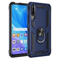 θωρακισμένη θήκη για Huawei P Smart Pro, Nox Case Ring, μπλε