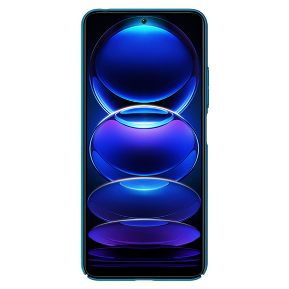 NILLKIN θήκη για Xiaomi Redmi Note 12 5G / POCO X5 5G, θήκη Super Frosted Shield, μπλε