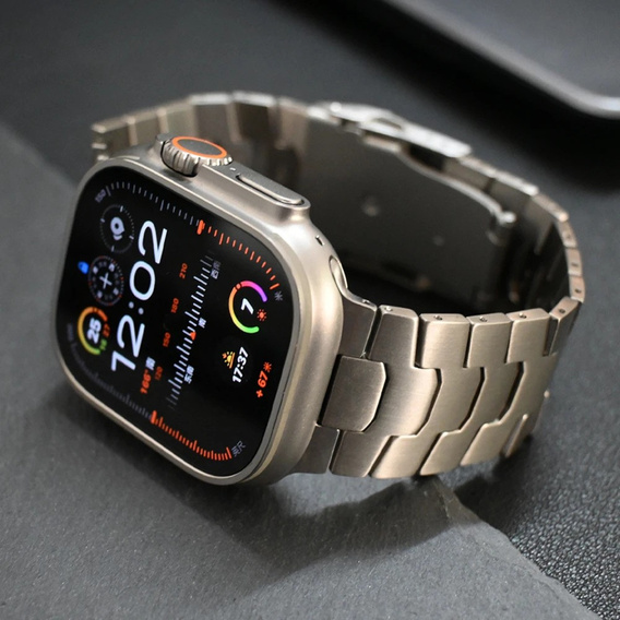 Βραχιόλι για Apple Watch 1/2/3/4/5/6/7/8/9/SE/ULTRA/ULTRA 2 42/44/45/49MM, Τιτάνιο