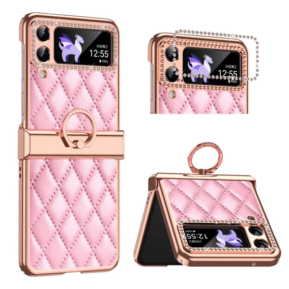 Θήκη για Samsung Galaxy Z Flip 4 5G, Rhombus Grid
