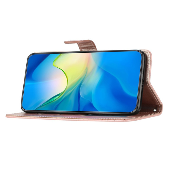 Θήκη με πτερύγιο για Oppo A38 4G / Oppo A18 4G, Wallet, BINFEN COLOR, ροζ rose gold