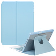 Θήκη πληκτρολογίου για iPad 11" 2025 A16 (11 gen.) / iPad 10.9" 2022 (10 gen.), Rotary 360° Leather, γαλάζια