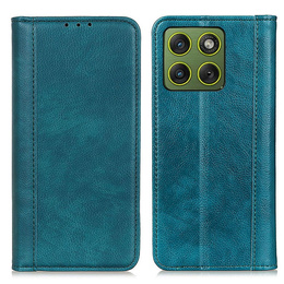 Θήκη με πτυσσόμενο καπάκι Split Leather για Motorola Edge 70