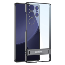 Θήκη για Samsung Galaxy S25 Ultra, GKK Kickstand Hard Case, μαύρη