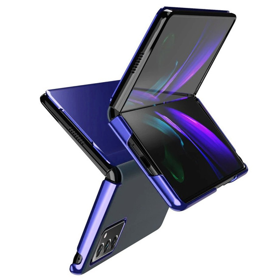 Θήκη για Samsung Galaxy Z Fold 2 5G, Clear View, μπλε