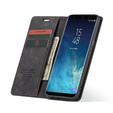 θήκη CASEME για Samsung Galaxy S8, Leather Wallet Case, μαύρη