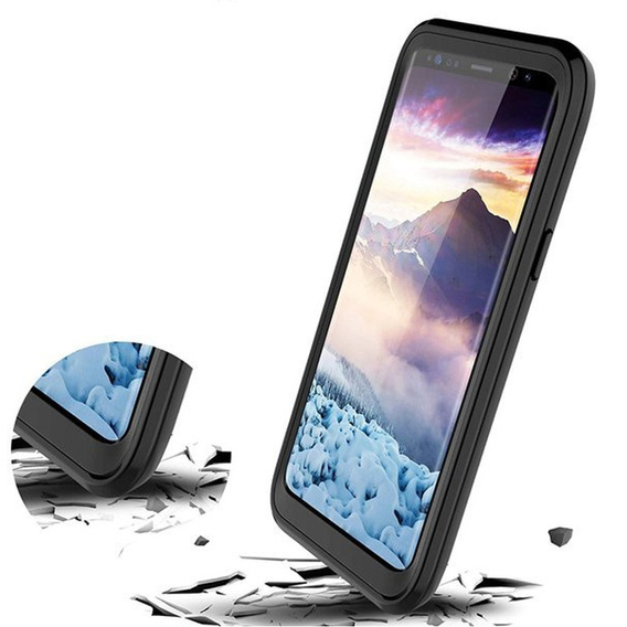 Θήκη για Samsung Galaxy S9, Shockproof, με μεμβράνη, μπλε