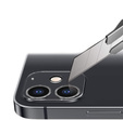 Μετριασμένο γυαλί για κάμερα για το iPhone 12, διαφανής