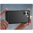 Θήκη για Xiaomi Redmi 13C / Poco C65, Carbon, μαύρη
