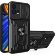 Θωρακισμένη θήκη για Motorola Edge 30 Fusion 5G, Camera Slide Card Slot, μαύρη