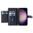 Θήκη με πτερύγιο για Samsung Galaxy A54 5G, Wallet Zipper Pocket, μαύρη