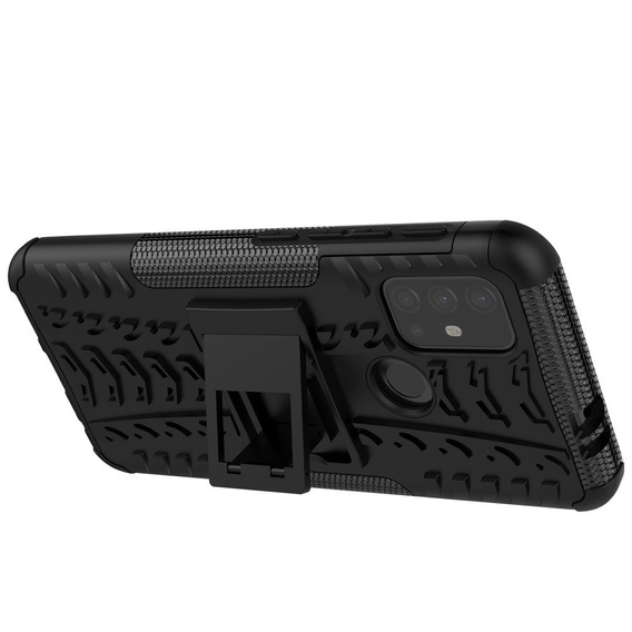 Θήκη για Motorola Moto G10/G30, Tire Armor, μαύρη
