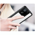 Θήκη για Xiaomi 13T / 13T Pro, Fusion Hybrid, διαφανής / μαύρη