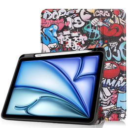 Θήκη για Apple iPad Air 11" 6 gen. 2024 (A2902, Smartcase, graffiti