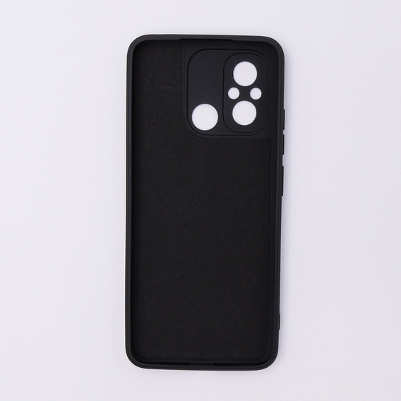 Θήκη για Xiaomi Redmi 12C, Silicone Lite, μαύρη