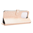 θήκη πτερύγιο για Xiaomi Redmi Note 14 4G, Wallet Rhombus, ροζ