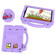 Παιδική θήκη για iPad mini 7.9" 2019/2015/2014/2013/2012 (5/4/3/2/1 gen.), Cute Patterns, με βάση, μωβ