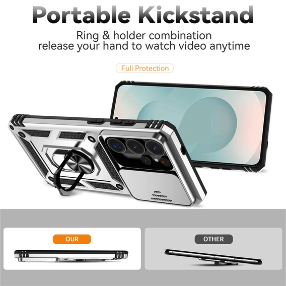 Θήκη με βάση και προστατευτικό φακού για Samsung Galaxy S26 Ultra