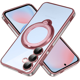 Μαγνητική θήκη για Samsung Galaxy S24 FE, για MagSafe, ροζ