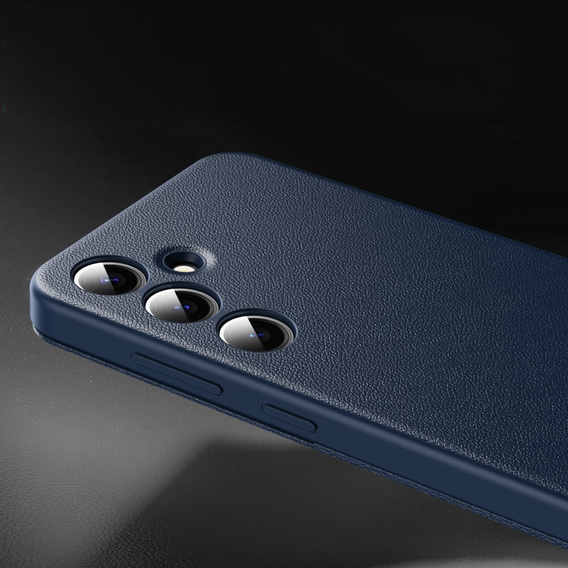 Αναδιπλούμενη θήκη για Samsung Galaxy S24 FE, Smart View Wallet, σκούρο μπλε