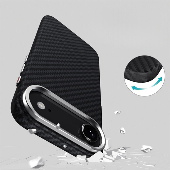 BENKS Kevlar Armor PRO Carbon Fiber 600D A068 θήκη για MagSafe για iPhone Air