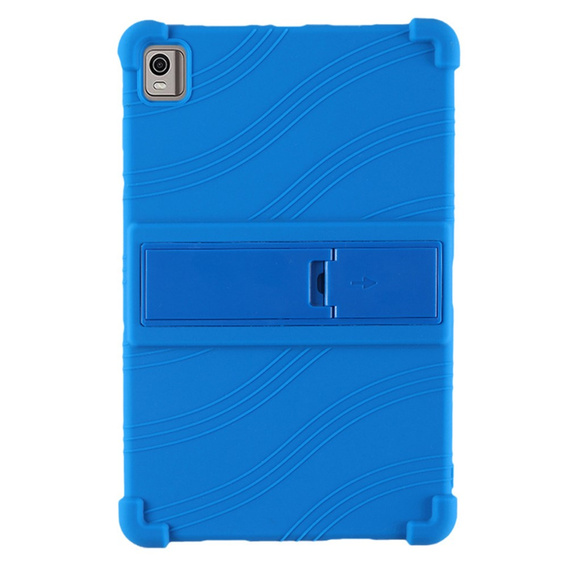 Θήκη σιλικόνης για Nokia T21, Impact, θωρακισμένη, μπλε