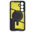 θήκη Spigen για Samsung Galaxy S24 FE, Tough Armor Mag Mag MagSafe, μαύρη + μετριασμένο γυαλί 9H