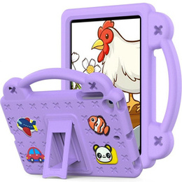 Παιδική θήκη για iPad mini 7.9" 2019/2015/2014/2013/2012 (5/4/3/2/1 gen.), Cute Patterns, με βάση, μωβ