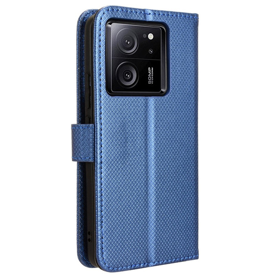 Αναδιπλούμενη θήκη για Xiaomi 13T / 13T Pro / Redmi K60 Ultra, Smart Magnet, μπλε