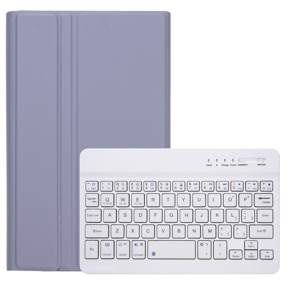 Θήκη + πληκτρολόγιο Samsung Galaxy Tab A7 Lite 8.7 T220 / 225, μωβ