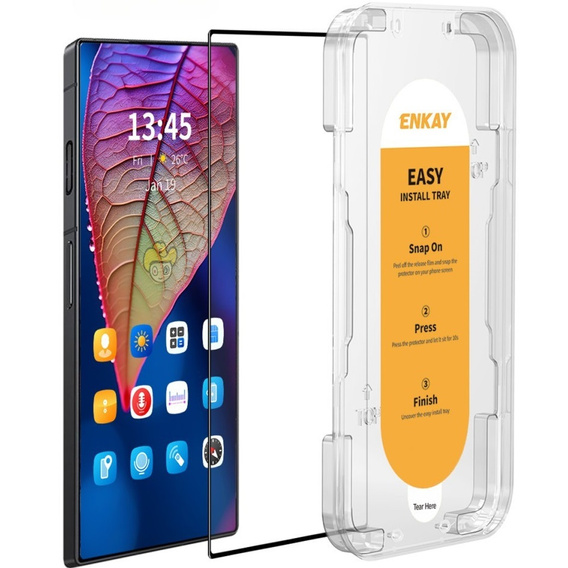 ENKAY Tempered Glass για ZTE nubia Red Magic 9 Pro 5G / 9 Pro+ 5G, μαύρη