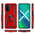 θωρακισμένη θήκη για OPPO A54 5G/A74 5G/A93 5G, Nox Case Ring, κόκκινη