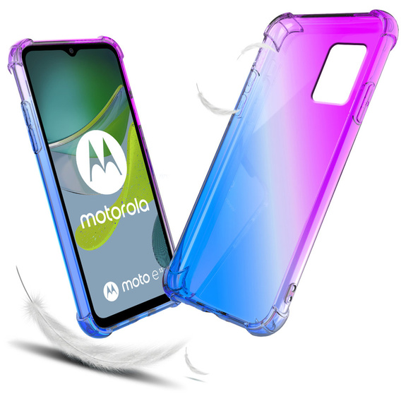 θήκη για το Motorola Moto E13, Gradient Dropproof, Μωβ / μπλε