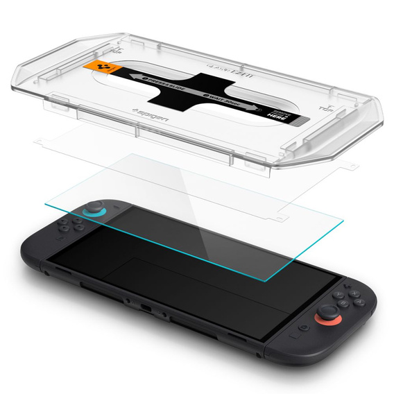 Spigen Glas.tR EZ Fit Tempered Glass 2-Pack για Nintendo Switch 2 – Διάφανο