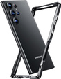 Θήκη LUPHIE για Samsung Galaxy S24 Ultra, Armor Bumper, μαύρη