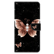 Θήκη με πτερύγιο για Xiaomi Redmi Note 12 4G, Wallet Butterfly, μαύρη