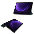 Θήκη για Samsung Galaxy Tab S9 FE, τρίπτυχη, πράσινη