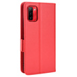 Θήκη με πτερύγιο για Ulefone Note 12P, Wallet Litchi Magnet, κόκκινη
