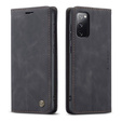 θήκη CASEME για Samsung Galaxy S20 FE, Leather Wallet Case, μαύρη