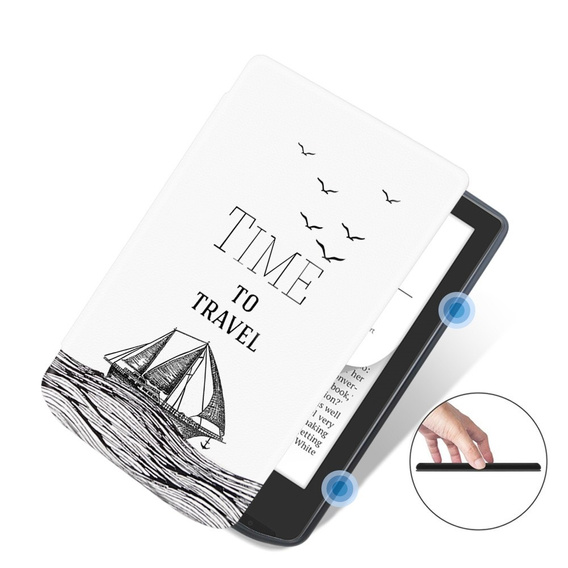Θήκη για PocketBook Verse / Verse Pro, Smartcase, Time to travel