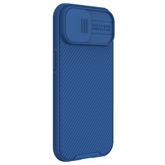 Θωρακισμένη θήκη Nillkin για iPhone 15 Plus, CamShield Pro, μπλε