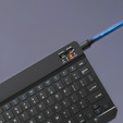 Το ασύρματο πληκτρολόγιο Mini Bluetooth για tablet, μαύρη