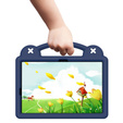 Παιδική θήκη για Samsung Galaxy Tab S10 Lite / S10 FE / S9 FE, Cute Patterns, με βάση, σκούρο μπλε