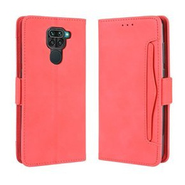 Θήκη με πτερύγιο για Xiaomi Redmi Note 9, Card Slot, κόκκινη
